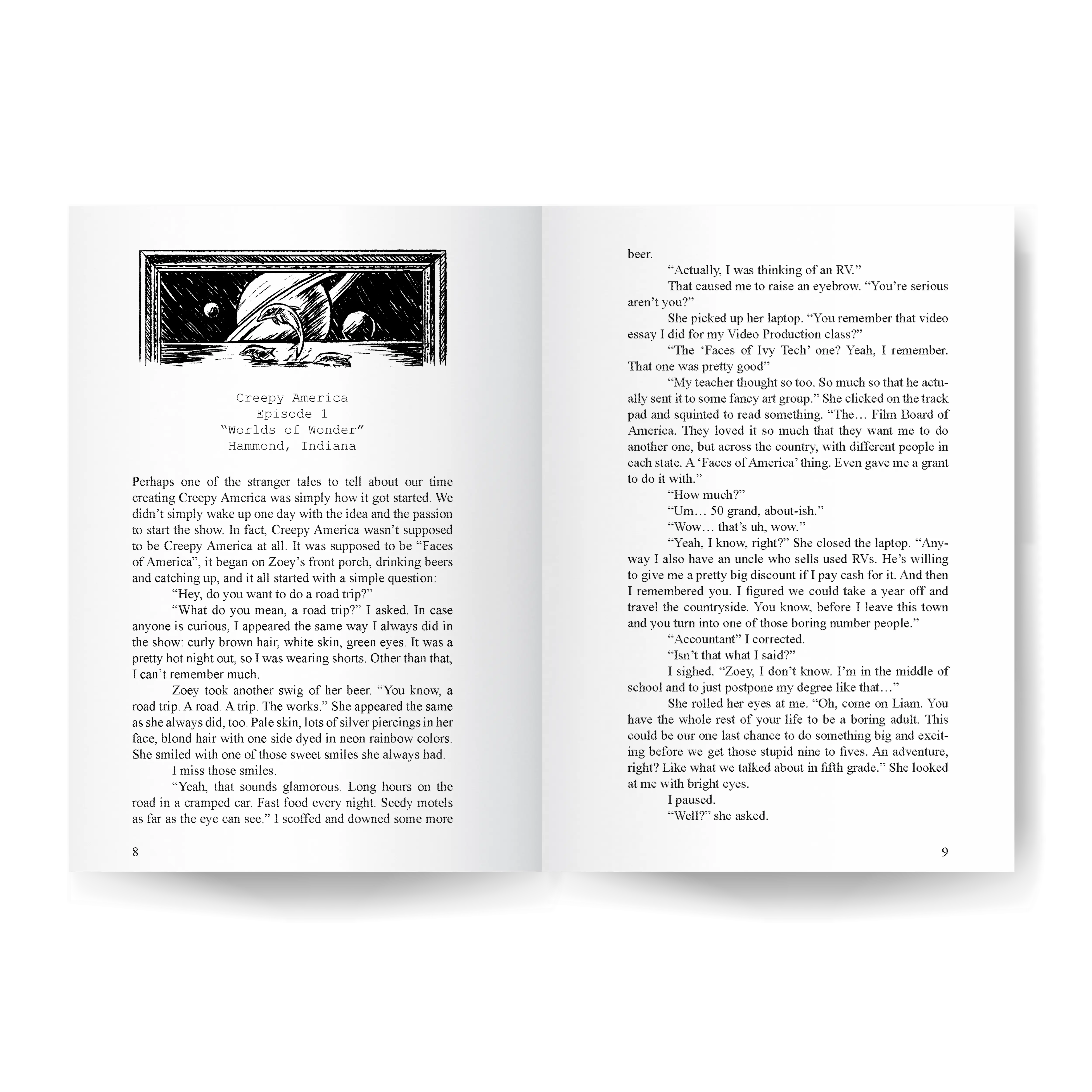 Creepy America horror cover